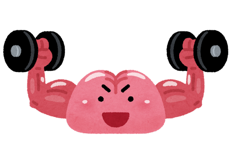 鍛えたところに付く