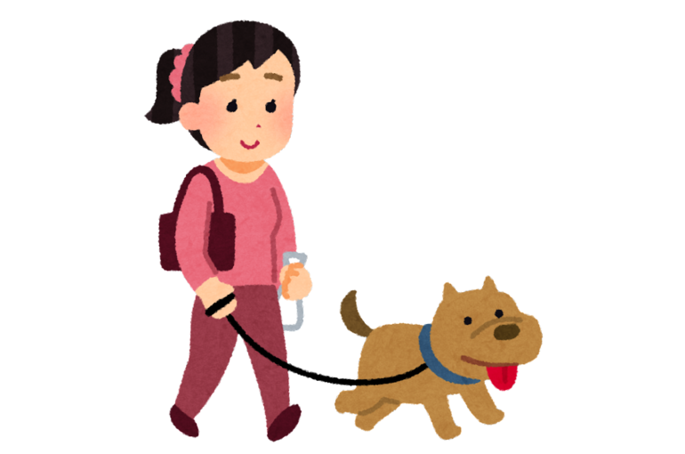 犬の散歩